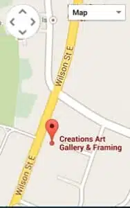 Creations Art Gallery Map Location
