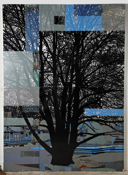 Dave Hind Black and Blue Beech 105×76