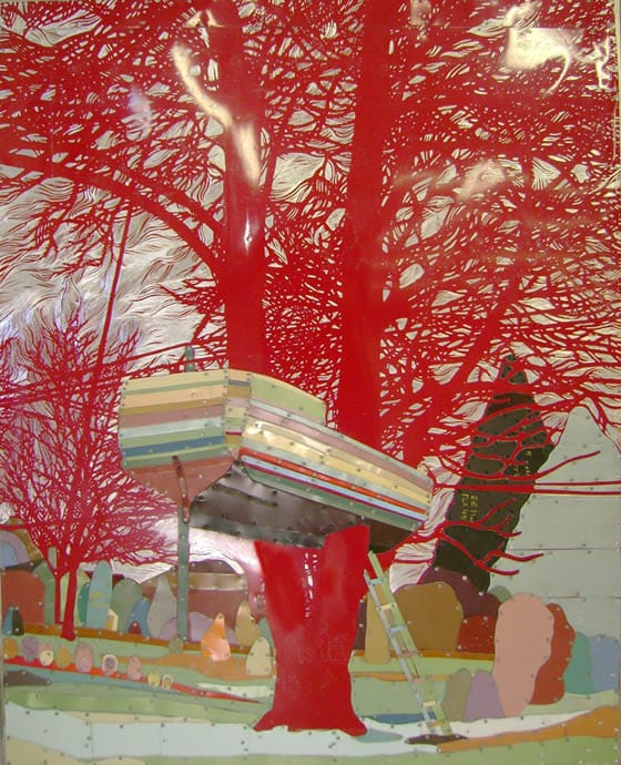 Dave Hind Boat Tree The 58×46