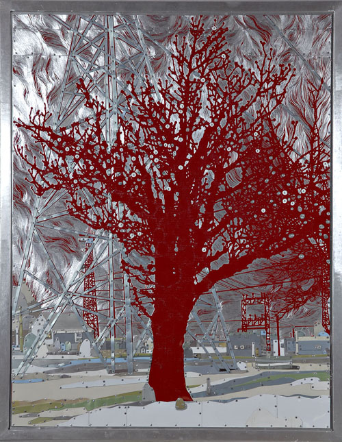 Dave Hind Fruit Land Towers 58×46