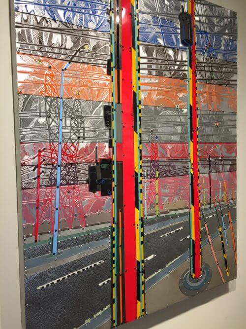 Dave Hind Lines of Power 48×39 Detail 1