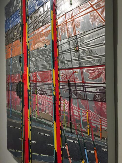 Dave Hind Lines of Power 48×39 Detail 2