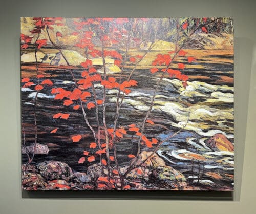 AY Jackson The Red Maple Full Size 38x47 Detail 1