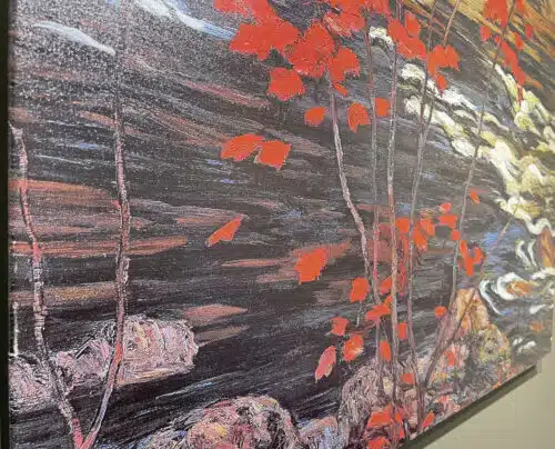 AY Jackson The Red Maple Full Size 38x47 Detail 3