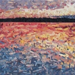 David Grieve Sunset Lake 3 40x60