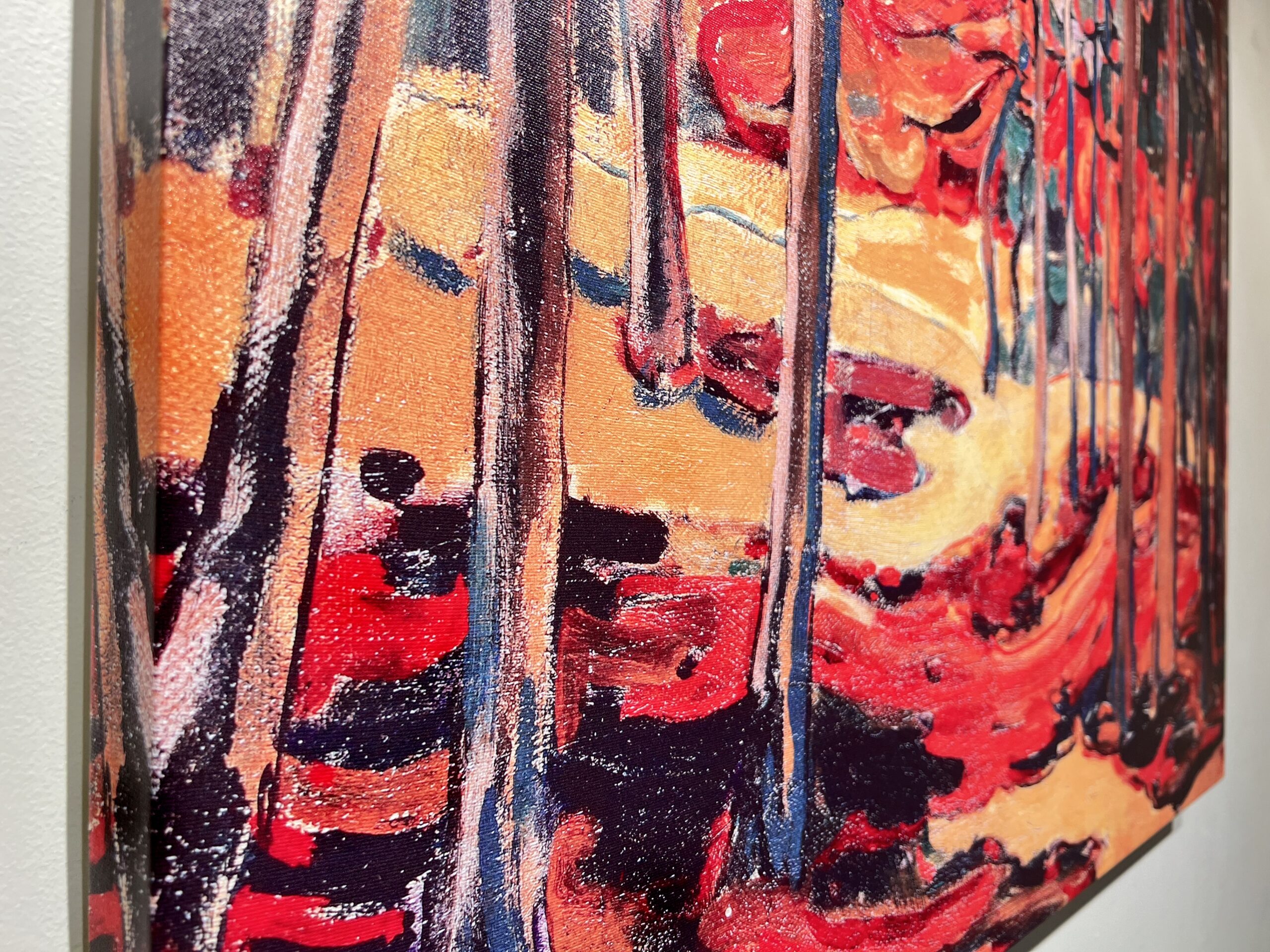 Autumn Woods – original canvas giclee by Emily Carr, 24″ × 19″
