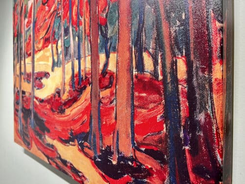 Emily Carr Autumn Woods Designer Size Detail 2