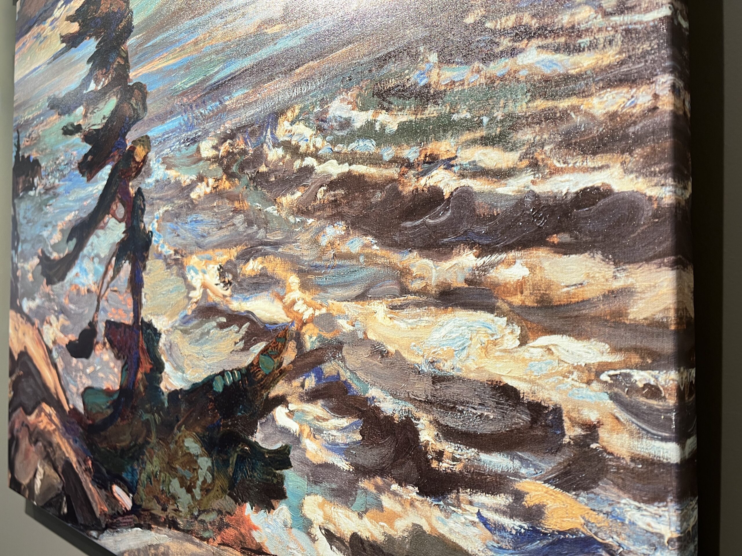 Stormy Weather – original canvas giclee by Frederick Varley, 20″ × 24″