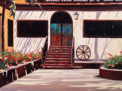 Guzman Aymara Court Yard 36x48 D1