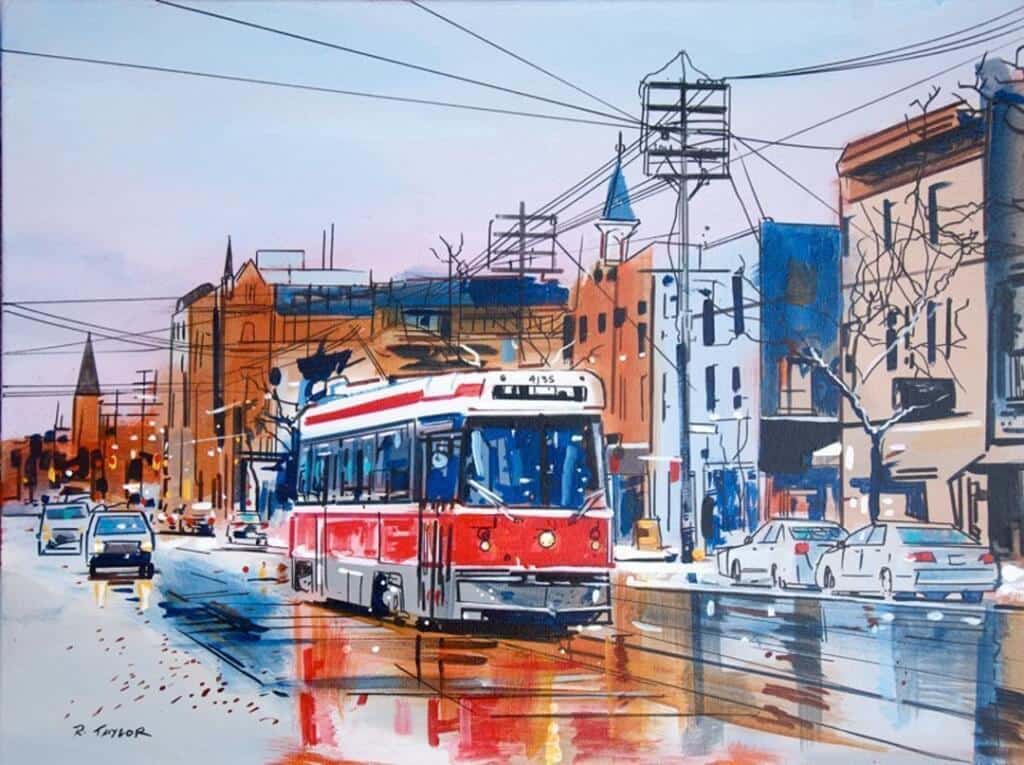 Rick Taylor The Rain Moves On 18x24