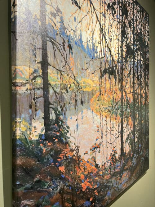 Tom Thomson Northern River Grand Size Gallery Wrap Unframed Detail View 1