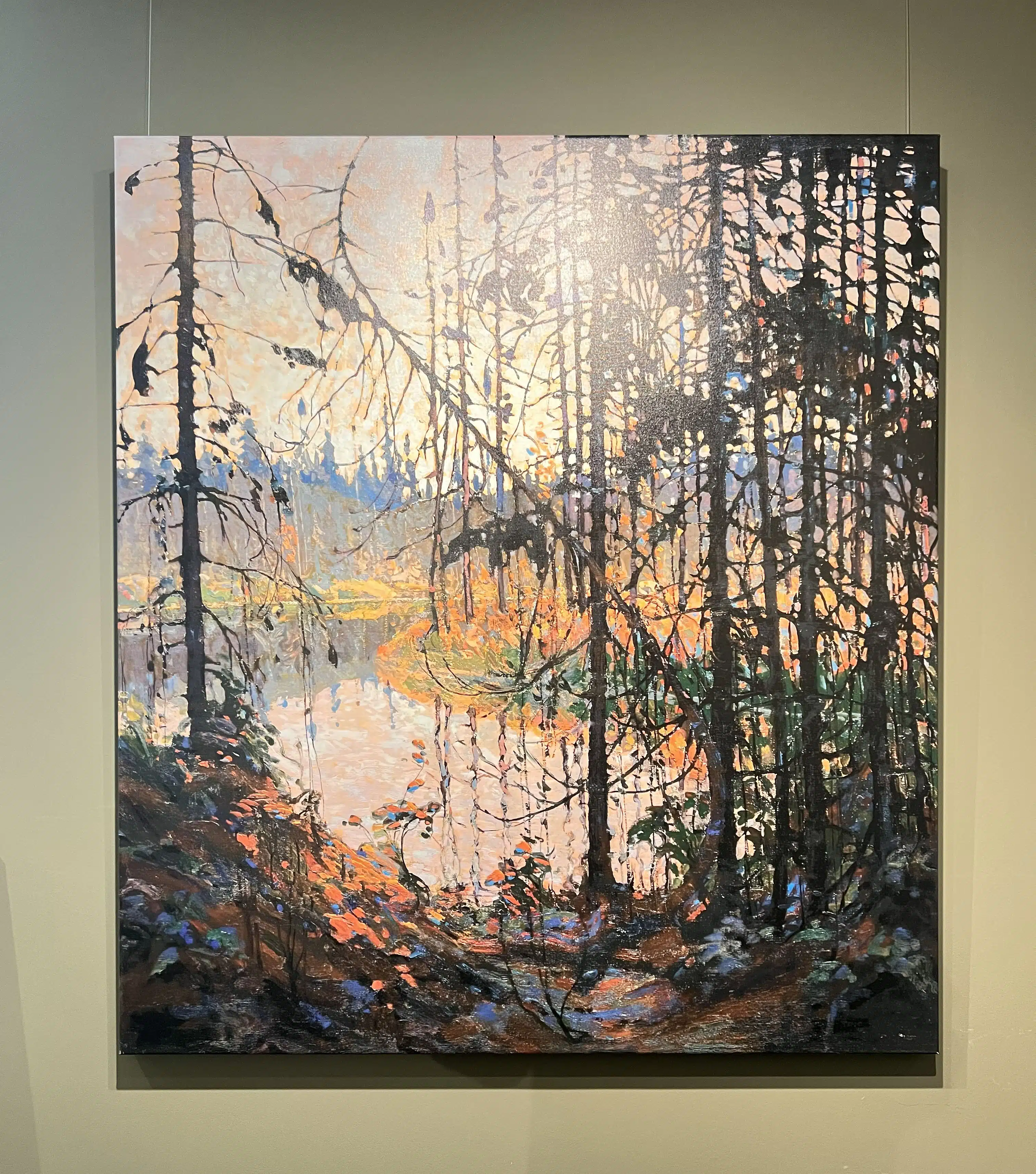 Tom Thomson Northern River Grand Size Gallery Wrap Unframed