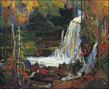 Tom Thomson Woodland Waterfall