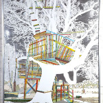 Dave Hind Ghost Tree House 60x48