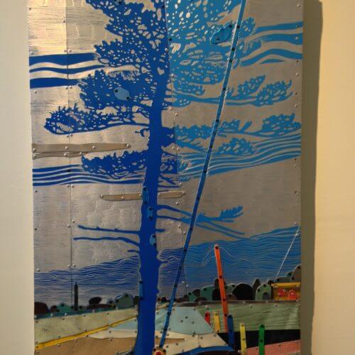 Dave Hind Two Blue Pine 37x25 D1