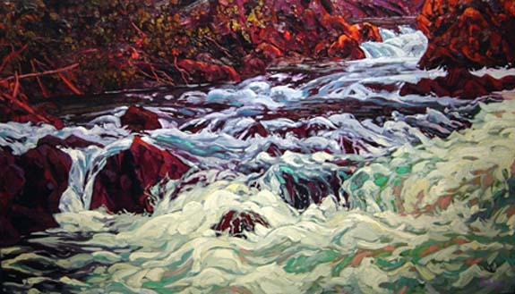 Dominik Modlinski Million Dollar Falls 35x60