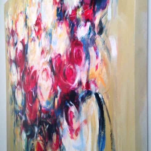 Carole Arnstong Bouquet Of Flowers 40x40 D1