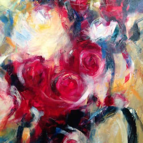 Carole Arnstong Bouquet Of Flowers 40x40 D2