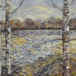 Fiona Hoop Birch at Waters Edge 38x44