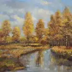 Fiona Hoop By the Pond 48x60