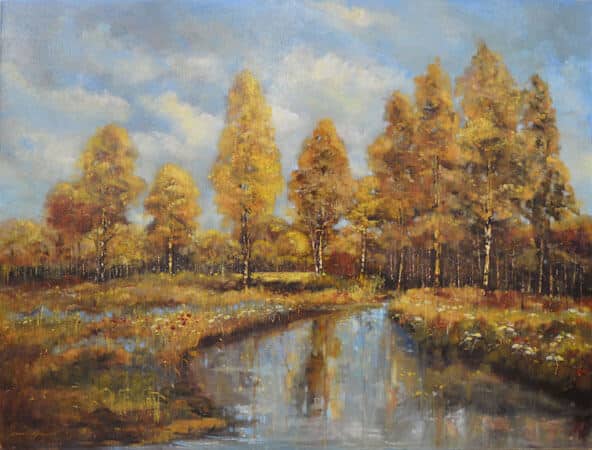 Fiona Hoop By the Pond 48x60