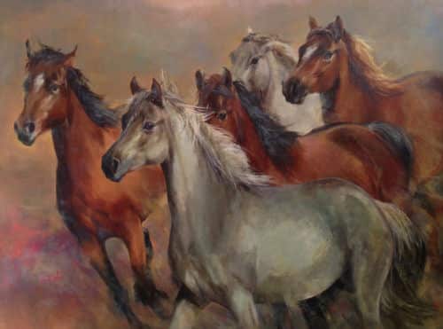 Gladys Morante Old Heroes 36x48