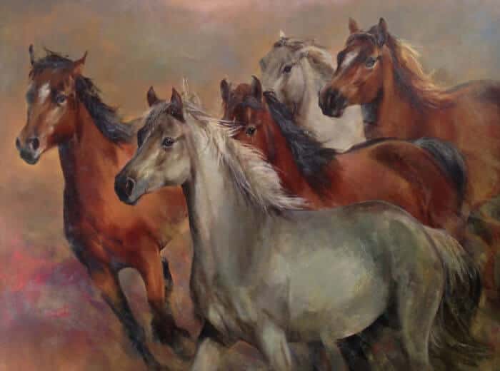 Gladys Morante Old Heroes 36x48