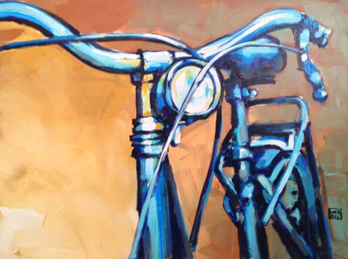 Jerzy Werbel The Red Shadow 18x24