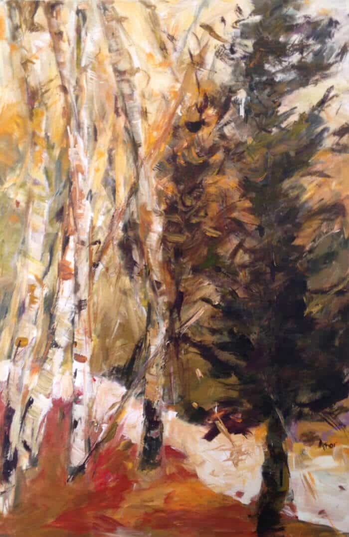Joan Armour Autumn Evergreen 36x24