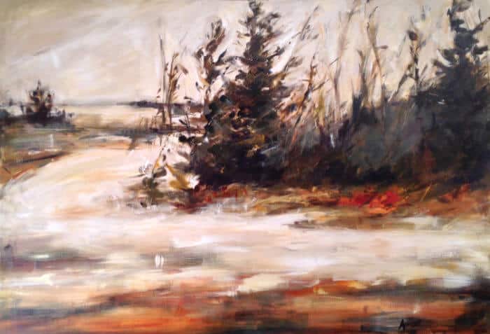 Joan Armour Late Automun Fields 33x48