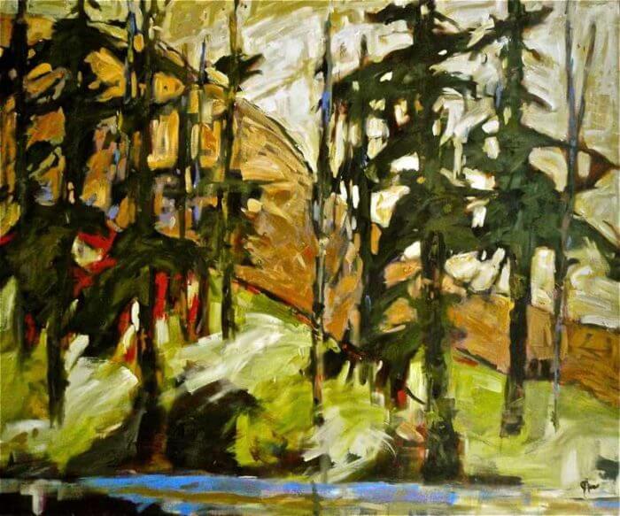 Joan Armour Towering Pines 40x48