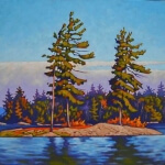 John Lennard Four Trees 24x36