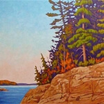 John Lennard Rocks and Trees 24x36