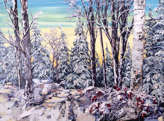 Maya Eventov Winter Birch 36x48