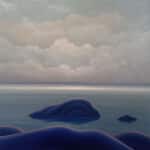 Norman Brown Lake Superior Rock Sky 30x30