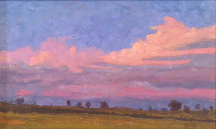 Norman Brown Oil Evening Colours 9.5x15.5