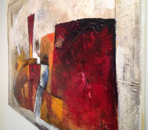 Peter Markov Encaustic Abstract 36x48 v1