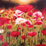 Susan Outlaw Poppies 28x22