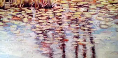Tanya Kirouac Reflection on a Pond 30x60