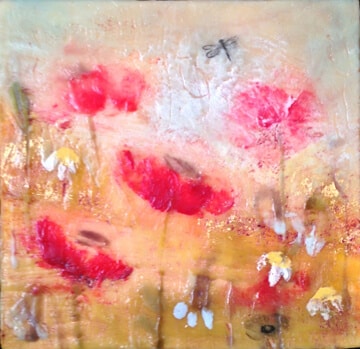 Tanya Kirouac Small Poppies 2 6x6