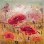Tanya Kirouac Summer Poppies 16x16