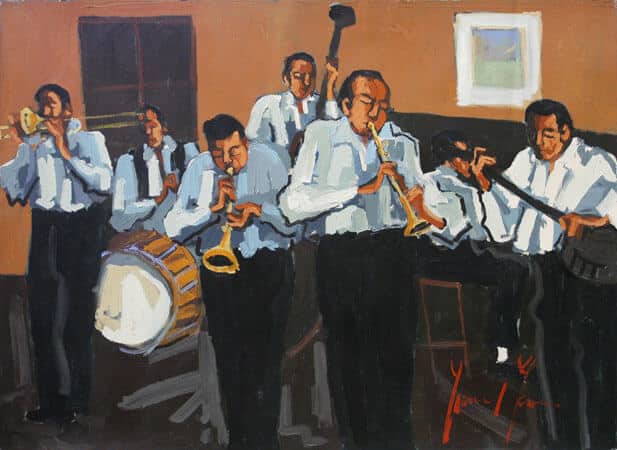 Yvonne Mora Jazz Men III 36x47