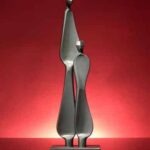 Mother and Child – original figure artwork by Boris Kramer