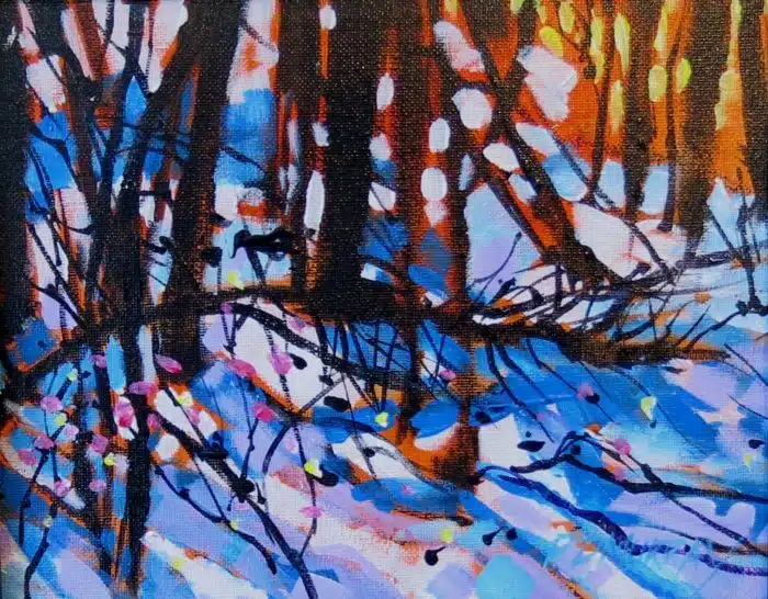 RD Murray Winter Forest SKETCH 8x10