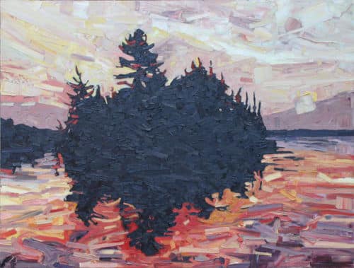 David Grieve 3 Sisters Sunset 2 36X48