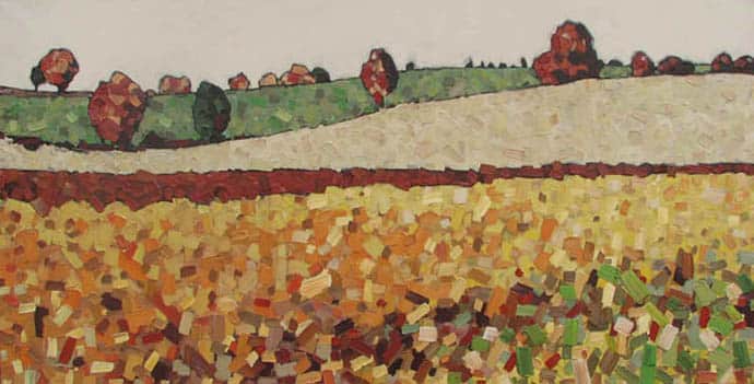David Grieve Autumn Field 1 24x48