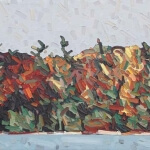 David Grieve Autumn Shore 3 24x72