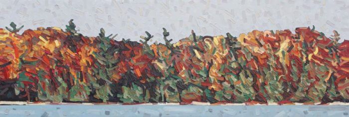 David Grieve Autumn Shore 3 24x72