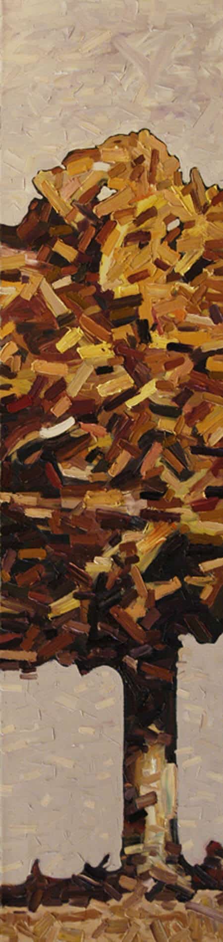 David Grieve Autumn Tree 48x12