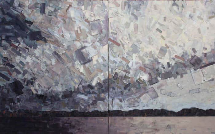 David Grieve Big Storm Lake 48x48